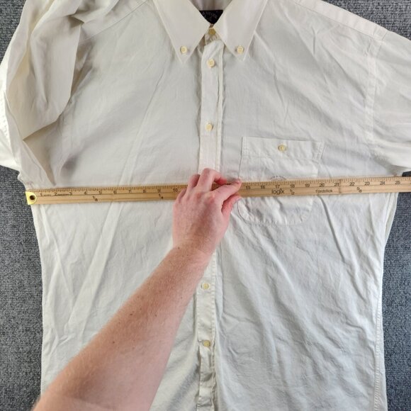 VTG Paul & Shark Yachting Men 16/41 White Long Sleeve Button Up Shirt Italy Made - Picture 13 of 16